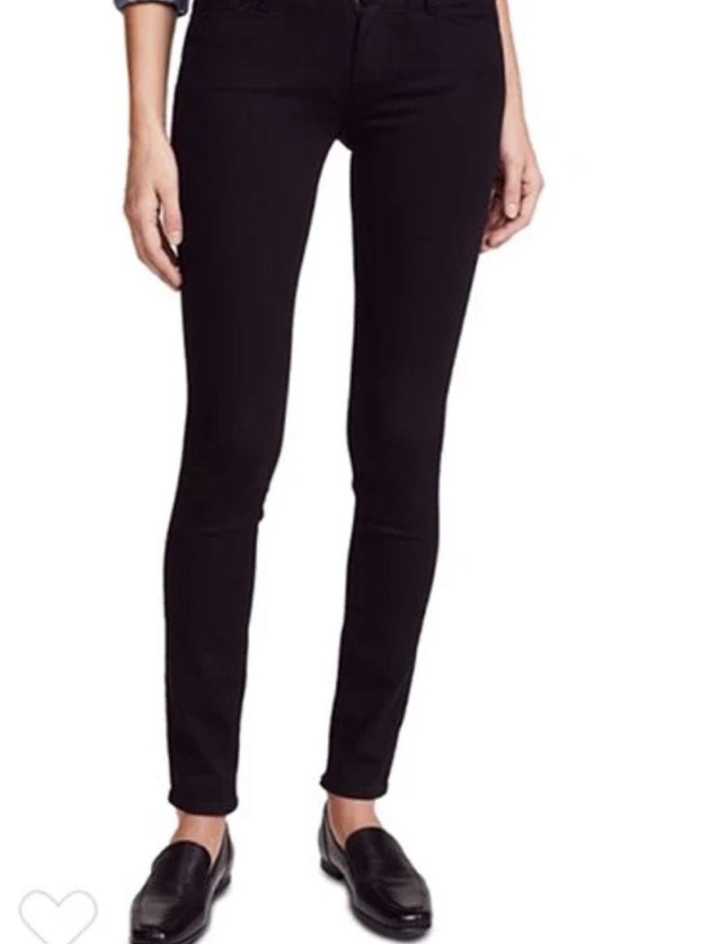 Paige Verdugo Ankle Black Skinny Jeans